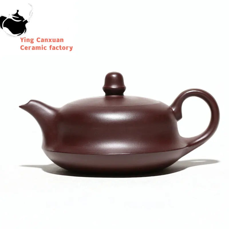 260ml Chinese Yixing Tradition Purple Clay Teapot Famous Handmade Tea Pot Raw Ore Purple Eggplant Mud Kettle Zisha Tea Set Gifts