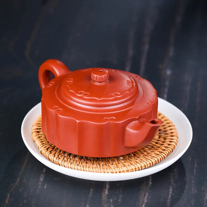260ml Famous Yixing Purple Clay Teapot Raw Ore Dahongpao Filter Tea Pot Home Zisha Beauty Kettle Chinese Customized Tea Set
