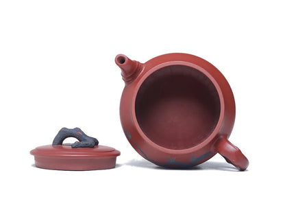 260ml Hand Engraving Plum Tea Kettle Chinese Yixing Purple Clay Tea Pot Raw Ore Dahongpao Beauty Teapot Authentic Zisha Tea Set