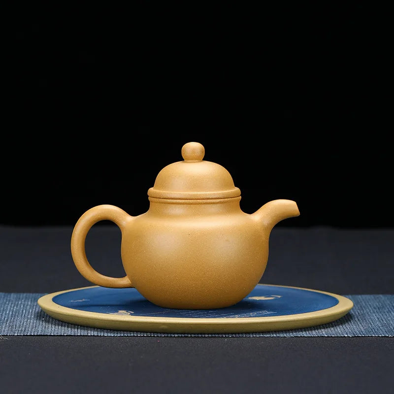 260ml High-end Yixing Purple Clay Teapots Handmade Dragon Pattern Tea Pot Raw Ore Duan ni Mud Kettle Zisha Tea Set Collection