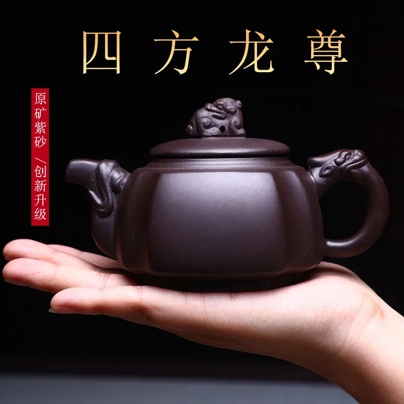 260ml Master Handmade Purple Clay Tea Pot Chinese Yixing Beauty Teapot Boutique Filter Tea Infuser Zisha Teaware