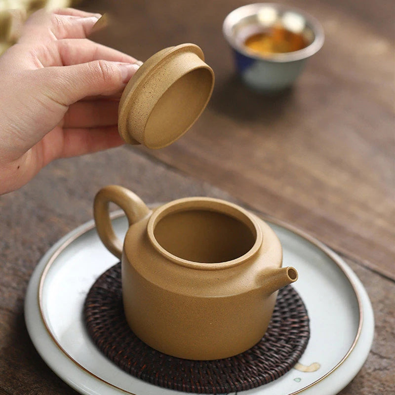 260ml Yixing Famous Purple Clay Teapots Handmade Tea Pot Raw Ore Section Mud Kettle Chinese Authentic Zisha Tea Set Teaware