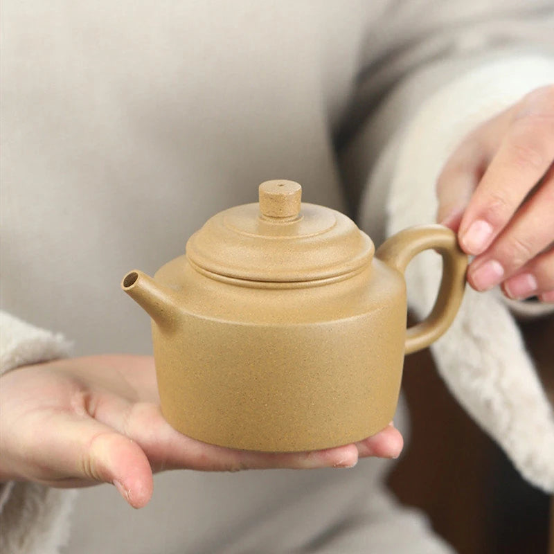 260ml Yixing Famous Purple Clay Teapots Handmade Tea Pot Raw Ore Section Mud Kettle Chinese Authentic Zisha Tea Set Teaware