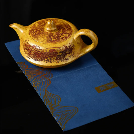 260ml Yixing Purple Clay Teapot Tradition Kettle Chinese Zisha Beauty Tea Infuser Custom Tea Ceremony Gifts