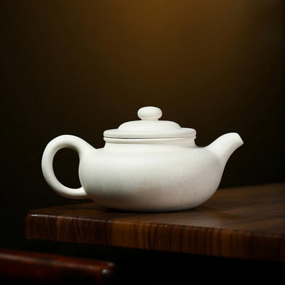 260ml Yixing Purple Clay Teapots Famous Handmade Antique Tea Pot Raw Ore White Section Mud Kettle Chinese High-end Zisha Tea Set