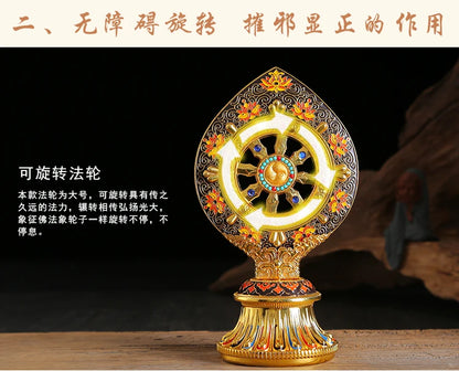 26cm large Buddhist articles HOME efficacious Protection Tibet Nepal Buddhism Tantric ritual gilding Qi Zheng Bao statue