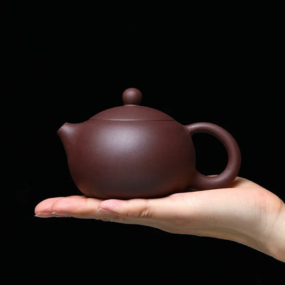 270cc Chinese Yixing Purple Clay Teapot Teaware Household Tea Ceremony Gifts Portable Authentic Handmade Tea Pots