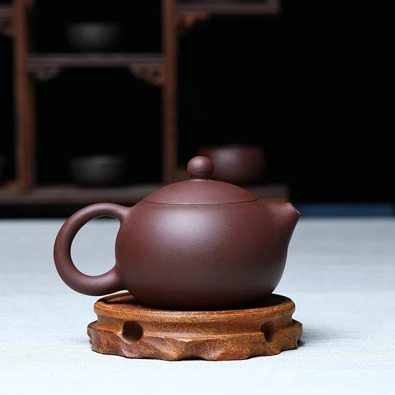 270cc Chinese Yixing Purple Clay Teapot Teaware Household Tea Ceremony Gifts Portable Authentic Handmade Tea Pots