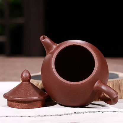 270cc Yixing China Old Purple Clay Teapot Original Mine Purple Mud High Pot One Hand Tea pot Jin Jun Mei Da Hong Pao Teaware