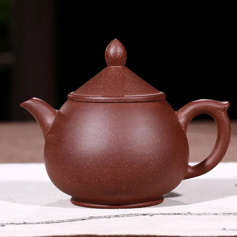 270cc Yixing China Old Purple Clay Teapot Original Mine Purple Mud High Pot One Hand Tea pot Jin Jun Mei Da Hong Pao Teaware