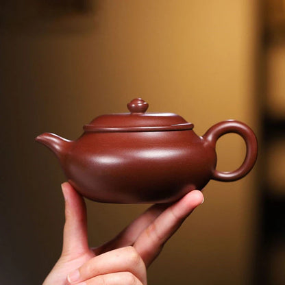 270ml Chinese Yixing Raw Ore Purple Clay Teapots Famous Artists Handmade Tea Pot Beauty Kettle  Zisha Tea Set Teaware