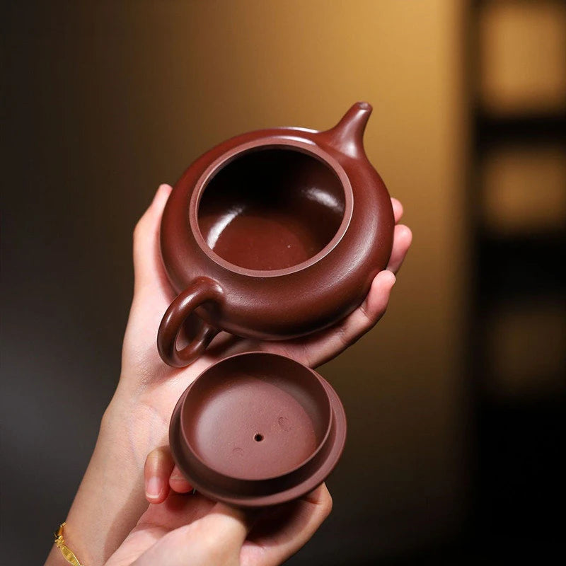 270ml Chinese Yixing Raw Ore Purple Clay Teapots Famous Artists Handmade Tea Pot Beauty Kettle  Zisha Tea Set Teaware