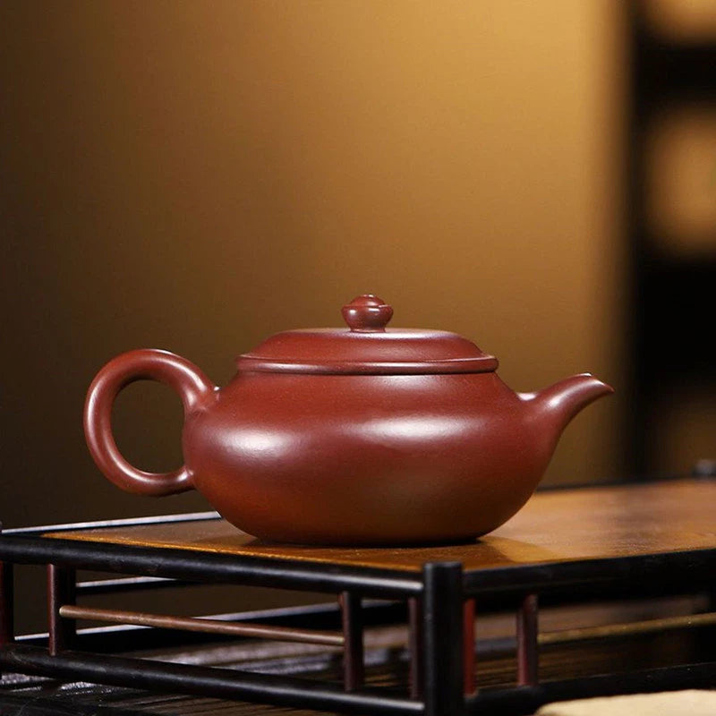 270ml Chinese Yixing Raw Ore Purple Clay Teapots Famous Artists Handmade Tea Pot Beauty Kettle  Zisha Tea Set Teaware