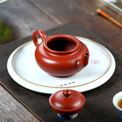 270ml High-end Yixing Purple Clay Teapots Famous Artists Handmade Tea Pot Raw Ore Dahongpao Beauty Kettle Chinese Zisha Tea Set
