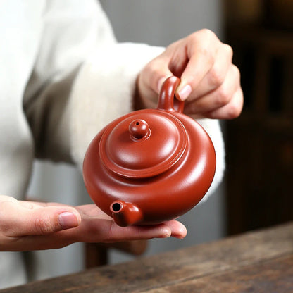 270ml High-end Yixing Purple Clay Teapots Famous Artists Handmade Tea Pot Raw Ore Dahongpao Beauty Kettle Chinese Zisha Tea Set