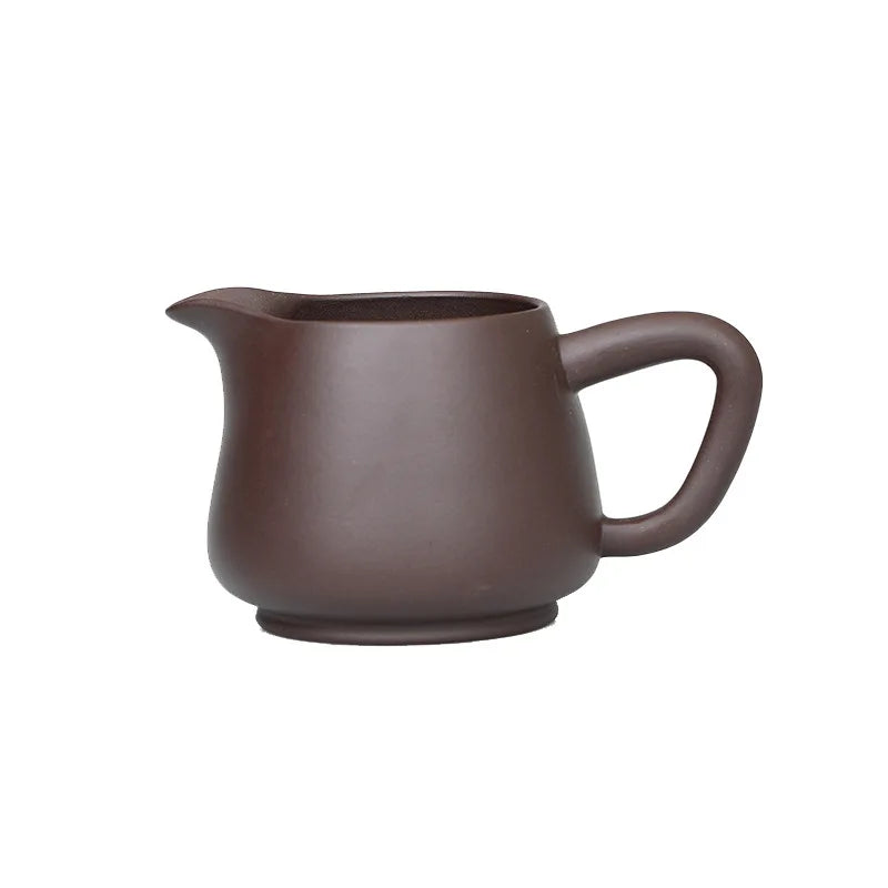 270ml Purple Clay Gongdao Cup Mug Tea Set Teapot Chinese Kung Fu Tea Cup Set kettle Drankware Justice Cup Teapot Teaware