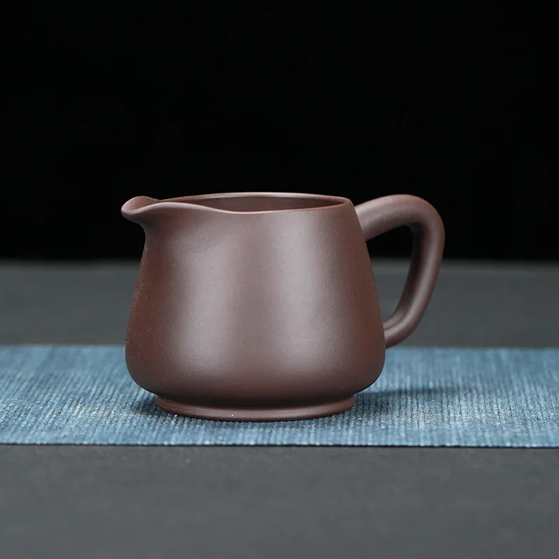 270ml Purple Clay Gongdao Cup Mug Tea Set Teapot Chinese Kung Fu Tea Cup Set kettle Drankware Justice Cup Teapot Teaware
