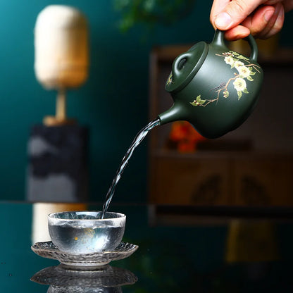 270ml Small Capacity Handcrafted Yixing Purple Clay Teapot Traditional Chinese Kettle Puer Oolong Tea Set