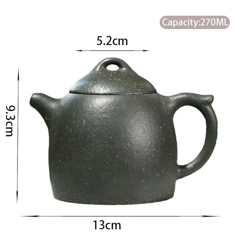 270ml Yixing Authentic Purple Clay Teapots Famous Artists Handmade Tea Pot Raw Ore Beauty Kettle Chinese Zisha Tea Set Teaware
