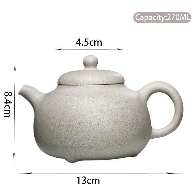 270ml Yixing Famous Purple Clay Teapots Master Handmade Tea Pot Beauty Kettle Chinese Zisha Tea Set Customized Gifts Drinkware