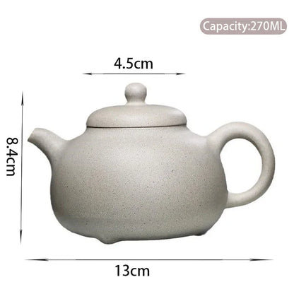 270ml Yixing Famous Purple Clay Teapots Master Handmade Tea Pot Beauty Kettle Chinese Zisha Tea Set Customized Gifts Drinkware