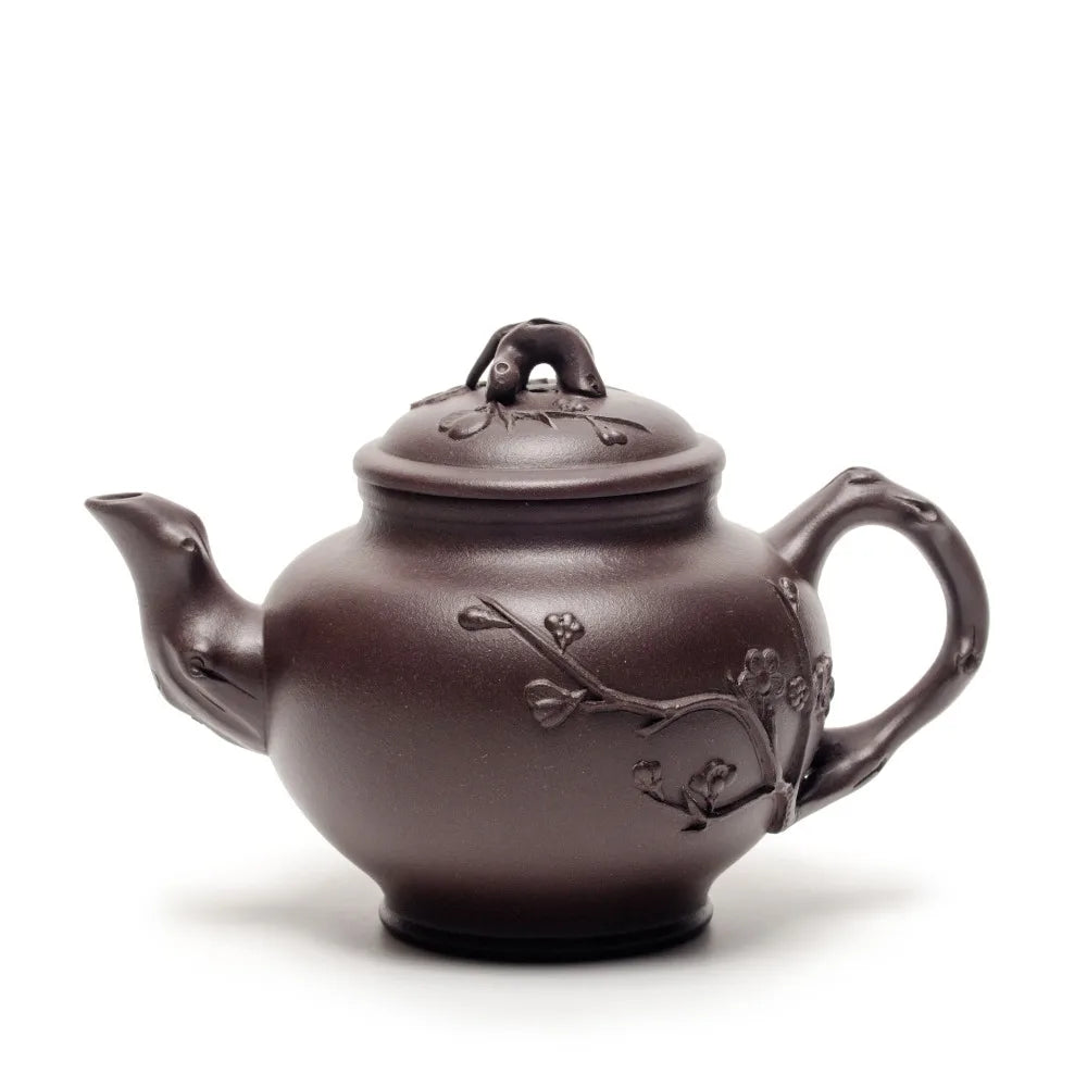 275ml Authentic Yixing original mine purple clay tea pot famous handmade plum spring tea pot Kung Fu tea kettle gift set custom