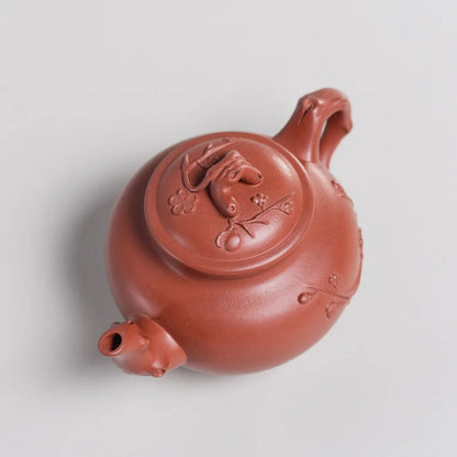 275ml Authentic Yixing original mine purple clay tea pot famous handmade plum spring tea pot Kung Fu tea kettle gift set custom