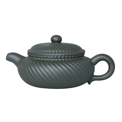 280cc China Yixing Purple Clay Teapot Pure Handmade Teaware Set Household Teapot Trivets Tableware Set Kitchen Kunggu Teaports