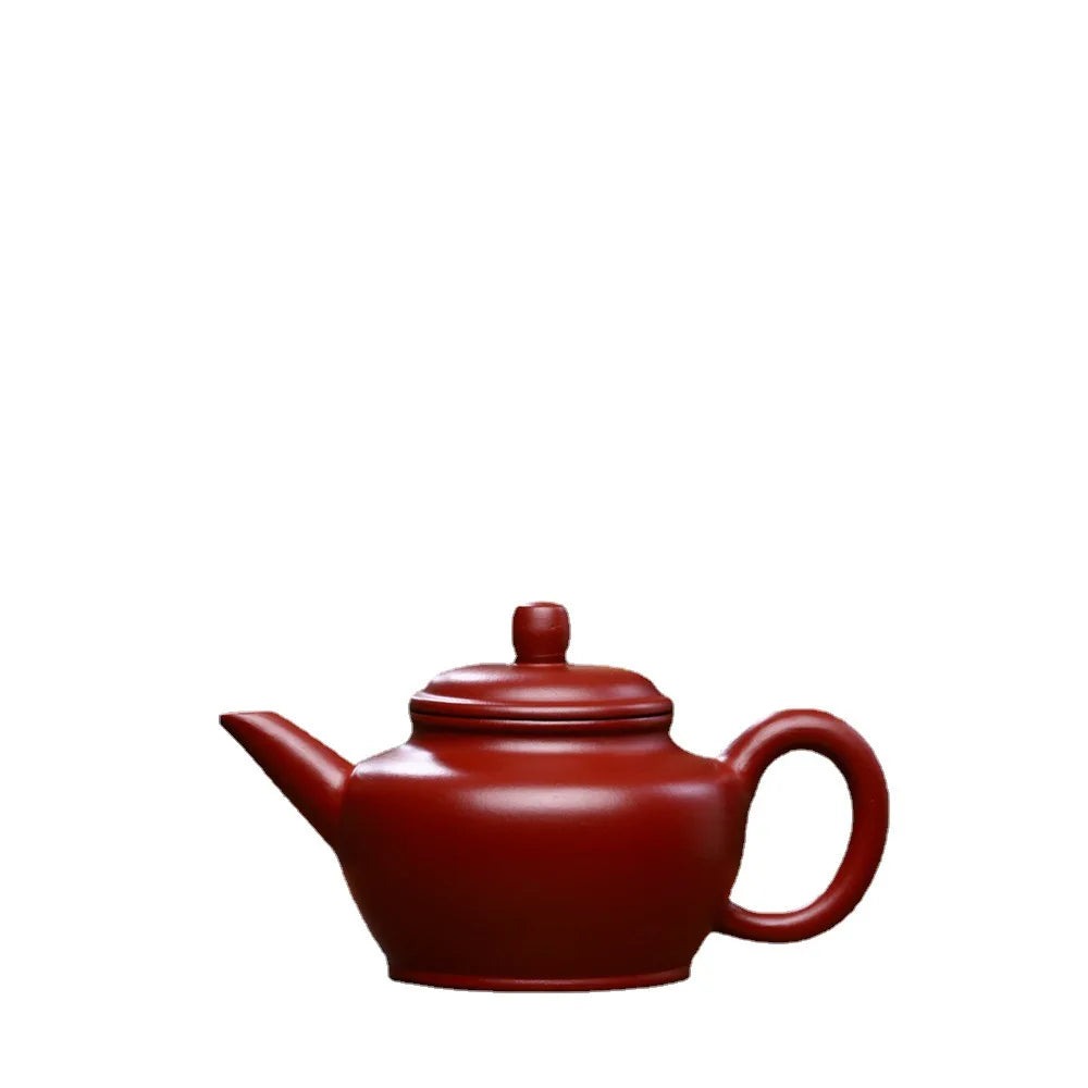 280cc Yixing teapot handmade shuiping pot raw ore Dahongpao purple clay pot Kung fu tea set home brewing teapot