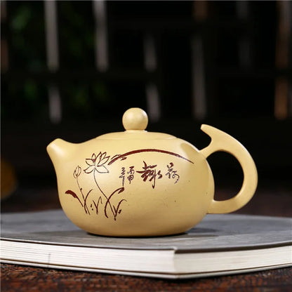 280ml Chinese Kungfu Ceramic teapot Yixing Zisha tea pot purple clay teapot pu'er black tea gift Wholesale Free shipping