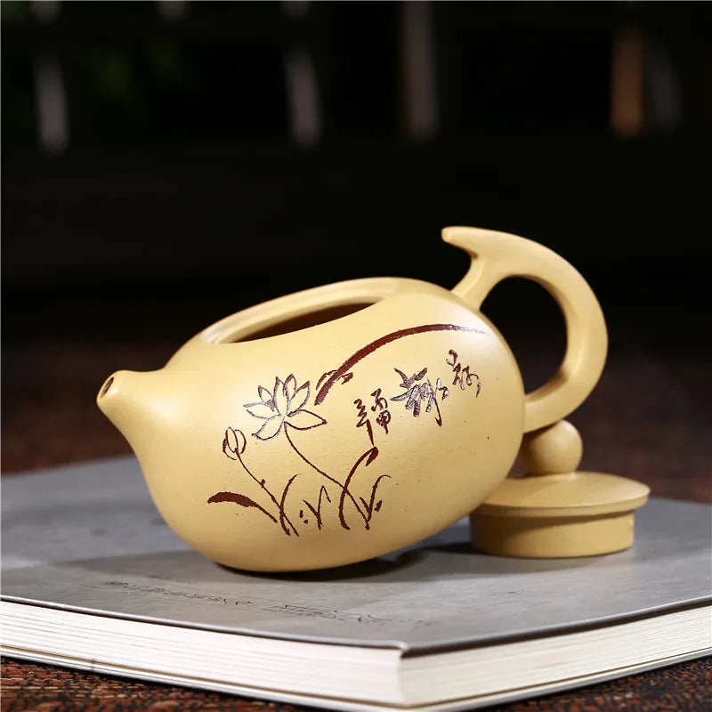 280ml Chinese Kungfu Ceramic teapot Yixing Zisha tea pot purple clay teapot pu'er black tea gift Wholesale Free shipping