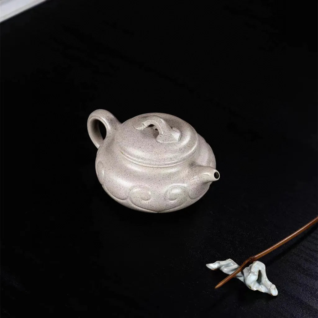 280ml Chinese Yixing High-end Purple Clay Teapots Mud-painted Peony Tea Pot Beauty Kettle Famous Handmade Zisha Tea Set