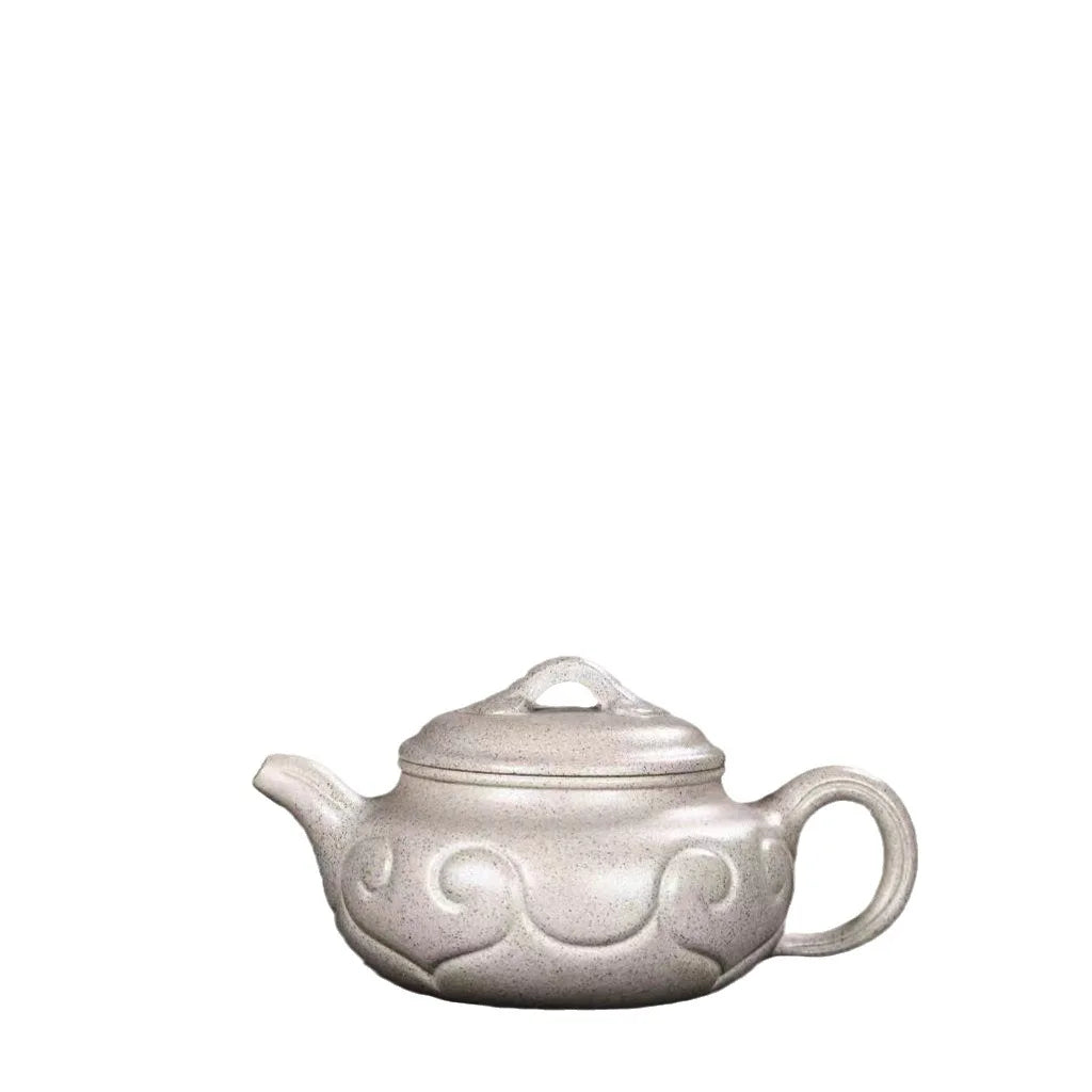 280ml Chinese Yixing High-end Purple Clay Teapots Mud-painted Peony Tea Pot Beauty Kettle Famous Handmade Zisha Tea Set