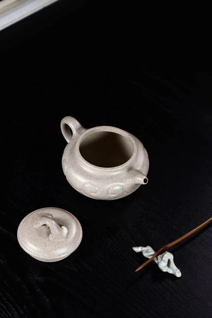 280ml Chinese Yixing High-end Purple Clay Teapots Mud-painted Peony Tea Pot Beauty Kettle Famous Handmade Zisha Tea Set
