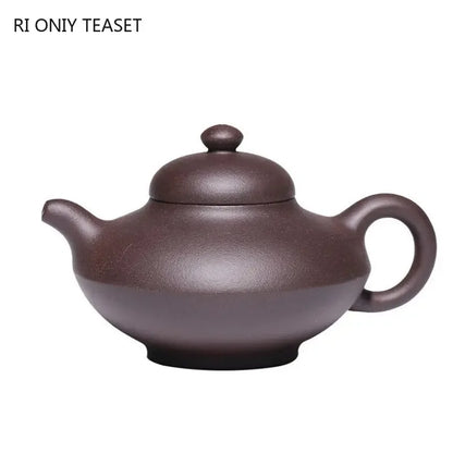 280ml Chinese Yixing Large Capacity Purple Clay Teapots Famous Handmade Tea Pot Raw Ore Purple Mud Kettle High-end Zisha Tea Set