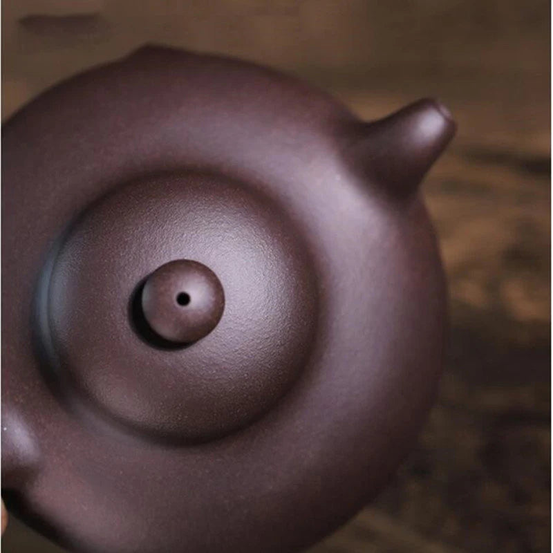 280ml Chinese Yixing Large Capacity Purple Clay Teapots Famous Handmade Tea Pot Raw Ore Purple Mud Kettle High-end Zisha Tea Set
