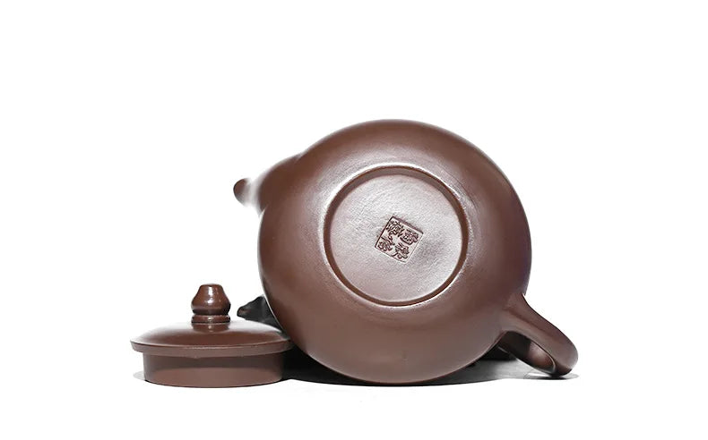 280ml Chinese Yixing Purple Clay Tea Pot Home Dahongpao Customized Teaware Handmade Xishi Teapot Kettle Tea Ceremony