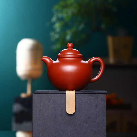 280ml Chinese Yixing Purple Clay Teapot Raw Ore Section Mud Home Tea Pot Zisha Kettle Handmade Tea  Set