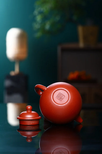 280ml Chinese Yixing Purple Clay Teapot Raw Ore Section Mud Home Tea Pot Zisha Kettle Handmade Tea  Set