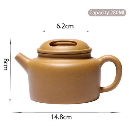 280ml Chinese Yixing Purple Clay Teapots Authentic Handmade Tea Pot Raw ore Beauty Kettle Master Zisha Tea Set Customized Gifts