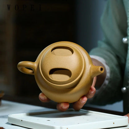 280ml Chinese Yixing Purple Clay Teapots Authentic Handmade Tea Pot Raw ore Beauty Kettle Master Zisha Tea Set Customized Gifts