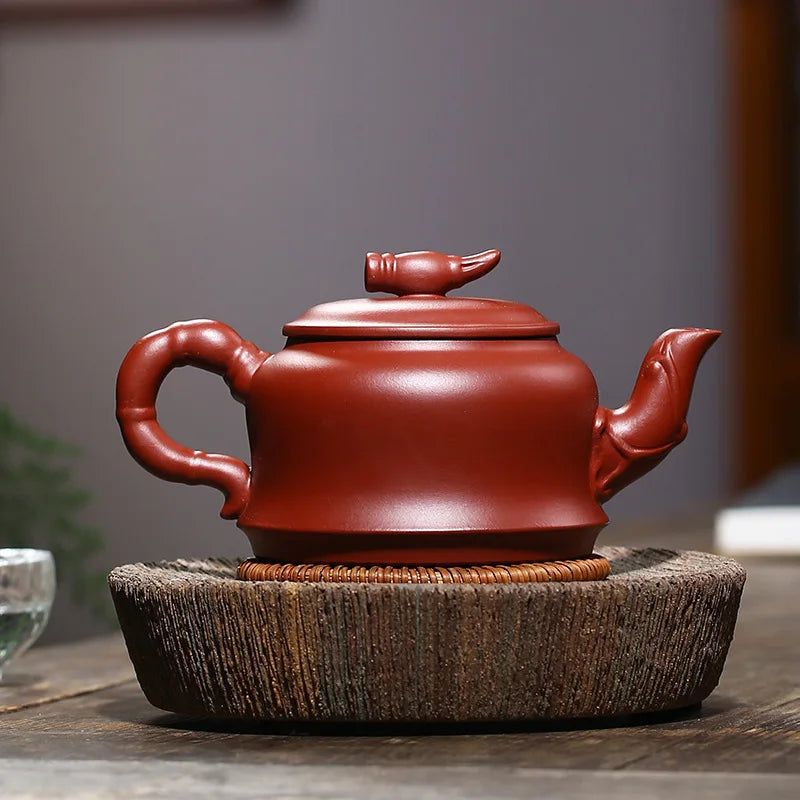 280ml Chinese Yixing Purple Clay Teapots Beauty Kettle Famous Artists Handmade Tea Pot Authentic Raw Ore Zisha Tea Set Teaware