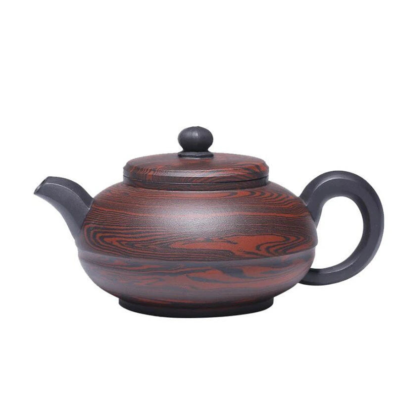 280ml Chinese Yixing Purple Clay Teapots Famous Handmade Large Capacity Tea Pot Raw Ore Purple Mud Beauty Kettle Zisha Tea Set