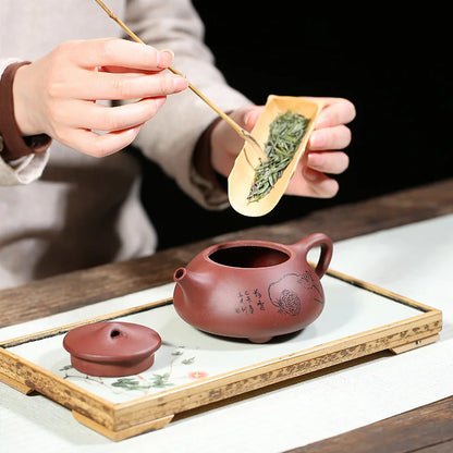 280ml Chinese Yixing Purple Clay Teapots Handmade Tea Pot Raw Ore dahongpao Beauty Kettle Famous Artists Zisha Tea Set Teaware
