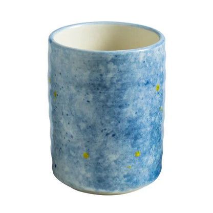 280ml Hand Painted Retro Japanese Style Teacup Water cup Ceramic Teacup Coffee cup China porcelain Drinkware C064