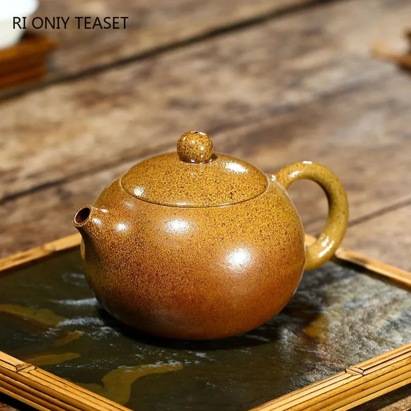280ml Tradition Firewood Kiln Change Yixing Purple Clay Teapots Master Handmade Tea Pot Beauty Kettle Chinese Zisha Tea Set
