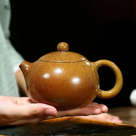 280ml Tradition Firewood Kiln Change Yixing Purple Clay Teapots Master Handmade Tea Pot Beauty Kettle Chinese Zisha Tea Set