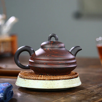 280ml Yixing Famous Raw Ore Purple Clay Teapots Handmade Tea Pot Tradition Old Purple Mud Kettle Chinese Authentic Zisha Tea Set