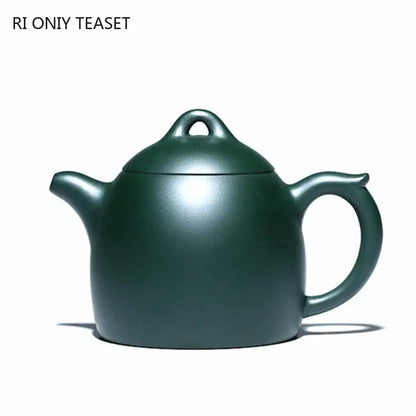 280ml Yixing High-end Purple Clay Teapots Famous Handmade Tea Pot Raw Ore Green Mud Kettle Chinese Zisha Tea Set Collection