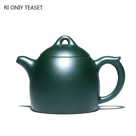280ml Yixing High-end Purple Clay Teapots Famous Handmade Tea Pot Raw Ore Green Mud Kettle Chinese Zisha Tea Set Collection